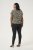 Kaffe Curve Sonna Stanley Top Negro intenso/Blanco antiguo estampado - Camisetas - 