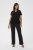 Kaffe Curve Jena V-Neck Camiseta Negro intenso - Camisetas - 