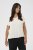 Kaffe Curve Jena V-Neck Camiseta Chalk - Camisetas - 
