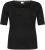 Kaffe Curve Britt Camiseta Negro intenso - Camisetas - 