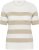 Kaffe Curve Lizzy Striped Pullover Chalk/Feather Grey Bold Stripe - Camisetas - 