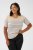 Kaffe Curve Lizzy Jersey a rayas Beige/Azul - Camisetas estampadas para mujer - 