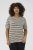 Kaffe Curve Lizzy Jersey a rayas Beige/Negro - Camisetas estampadas para mujer - 