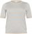 Kaffe Curve Lizzy Jersey a rayas Beige/Azul suave - Camisetas estampadas para mujer - 