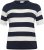Kaffe Curve Lizzy rayad Jersey Midnight/Chalk raya - Camisetas - 
