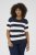 Kaffe Curve Lizzy rayad Jersey Midnight/Chalk raya - Camisetas - 