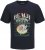 Jack & Jones King Crew Neck T-Shirt Navy - Camisetas con estampado - Camisetas con estampado - 2XL-8XL