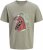 Jack & Jones King Crew Neck T-Shirt Grey - Camisetas con estampado - Camisetas con estampado - 2XL-8XL