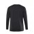 JP1880 T-Shirt Henley Long Sleeve Black TALL - ROPA DE HOMBRE MT-6XLT - Tamaños de talle alto