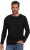 JP1880 Henley T-Shirt Long Sleeve Black TALL - ROPA DE HOMBRE MT-6XLT - Tamaños de talle alto