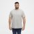 North Latitude T-Shirt O-Neck Grey Melange TALL - TALL camisas - Camisetas para hombres altos