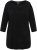 Ulla Popken Asymmetric Petal Cutouts A-line Fit Stretch Knit Top Black - Camisetas - 