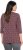 Ulla Popken 3/4 Sleeve Geometric Graphic Tee Plum - Camisetas - 