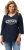 Ulla Popken City Name Graphic Tee Navy - Camisetas estampadas para mujer - 