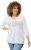 Ulla Popken City Name Graphic Tee Snow White - Camisetas estampadas para mujer - 