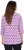 Ulla Popken Geometric Pattern 3/4 Sleeve Tee Amethyst - Camisetas estampadas para mujer - 