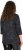 Ulla Popken Animal Print 3/4 Sleeve V-Neck Tee Black - Camisetas - 
