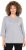 Ulla Popken Decorative Seam Short Sleeve Tee Grey - Camisetas - 