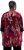 Ulla Popken Velvet Peacock Feather 3/4 Sleeve Tunic Blouse Wine Red - Camisetas - 