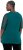 Ulla Popken Sequined Mesh Sleeve Blouse Dark Green - Camisetas - 