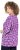 Ulla Popken Snowflake Print 3/4 Sleeve A-Line Tee Dark Purple - Camisetas estampadas para mujer - 
