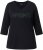 Ulla Popken SPRING Studded 3/4 Sleeve Tee Black - Camisetas - 