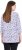 Ulla Popken Graphic Flower A-Line 3/4 Sleeve Tee Lavender - Camisetas - 