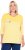 Ulla Popken Paper Boat Print 3/4 Sleeve Tee Sun Yellow - Camisetas estampadas para mujer - 