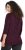 Ulla Popken Mixed Pattern Stripe 3/4 Sleeve Tee Black - Camisetas estampadas para mujer - 