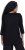 Ulla Popken Flower Epaulet 3/4 Sleeve Top Black - Camisetas estampadas para mujer - 