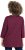 Ulla Popken Flower Print 3/4 Sleeve Tee Dark Ruby - Camisetas - 