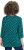 Ulla Popken Flower Print 3/4 Sleeve Tee Teal Green - Camisetas - 