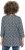 Ulla Popken Graphic Print Pleated 3/4 Sleeve Tee Atlantic Blue - Camisetas - 