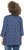 Ulla Popken Graphic Print Pleated 3/4 Sleeve Tee Blue - Camisetas - 