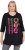 Ulla Popken Ho Ho Ho 3/4 Sleeve Graphic Tunic Tee Black - Camisetas - 