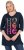 Ulla Popken Ho Ho Ho 3/4 Sleeve Graphic Tunic Tee Navy - Camisetas - 