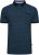 Kam Jeans 5527 AOP Pique Polo with Tipping on Collar/Cuffs Navy - Polos - Polos 2XL-8XL