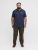 Jack & Jones College Logo Short Sleeve Polo Shirt Blue - Polos - Polos 2XL-8XL