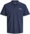 Jack & Jones College Logo Short Sleeve Polo Shirt Blue - Polos - Polos 2XL-8XL