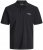 Jack & Jones College Logo Polo Short Sleeve Black - Polos - Polos 2XL-8XL