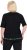 Ulla Popken Classic Fit Half-Sleeve Crew Neck T-shirt With Hem Inscription Black - Camisetas estampadas para mujer - 