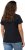 Ulla Popken BISOUS Short Sleeve Graphic Tee Navy Blue - Camisetas estampadas para mujer - 