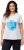 Ulla Popken BISOUS Short Sleeve Graphic Tee Snow White - Camisetas estampadas para mujer - 