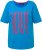 Ulla Popken LOVE Short Sleeve Graphic Tee Sapphire Blue - Camisetas estampadas para mujer - 