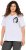 Ulla Popken Embroidered Face Motif Short Sleeve V-Neck Tee Light Grey Melange - Camisetas estampadas para mujer - 