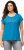 Ulla Popken Metallic Animal Cap Sleeve Graphic Tee Sapphire Blue - Camisetas estampadas para mujer - 