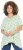 Ulla Popken Palm Tree Print Pointed Hem Tee Lett Lime - Camisetas estampadas para mujer - 