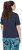 Ulla Popken Ride The Wave Short Sleeve V-Neck Graphic Tee Navy Blue - Camisetas estampadas para mujer - 