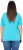 Ulla Popken Ride The Wave Short Sleeve V-Neck Graphic Tee Deep Aqua - Camisetas estampadas para mujer - 