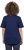 Ulla Popken Marine Print Short Sleeve Tee Ink Blue - Camisetas estampadas para mujer - 